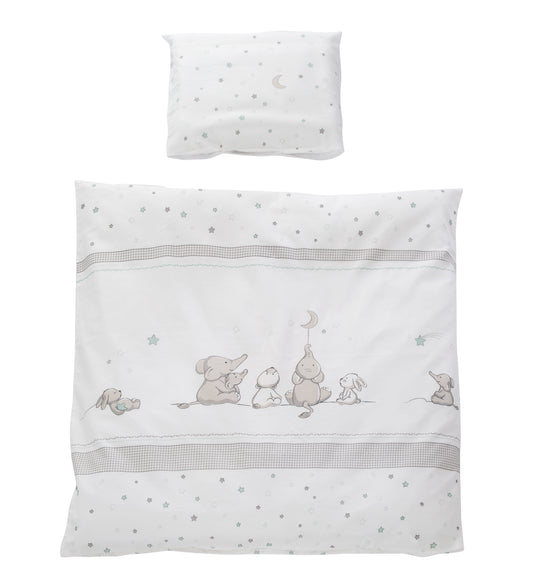 Set culla 'Sternenzauber', 2pezzi, biancheria da letto reversibile 80 x 80 cm, 100 % cotone – Ritaglio (1/5)