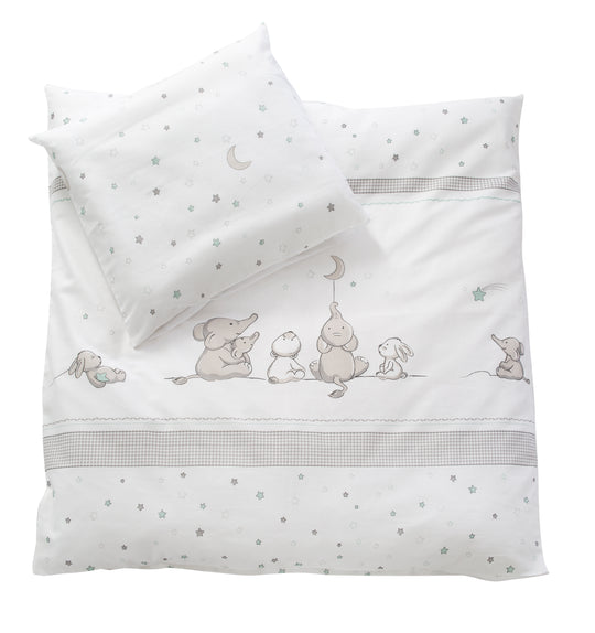 Set culla 'Sternenzauber', 2pezzi, biancheria da letto reversibile 80 x 80 cm, 100 % cotone – Ritaglio (2/5)