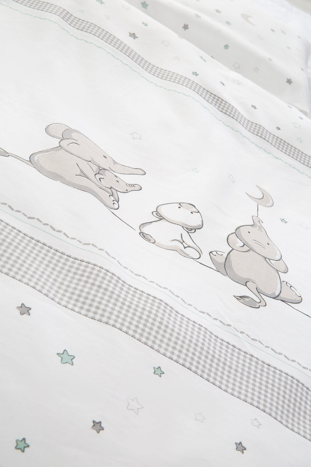 Wendebettwäsche 'Sternenzauber', 2-tlg Kinderbettwäsche 100 x 135 cm, 100 % Baumwolle – Detailbild (2/2)