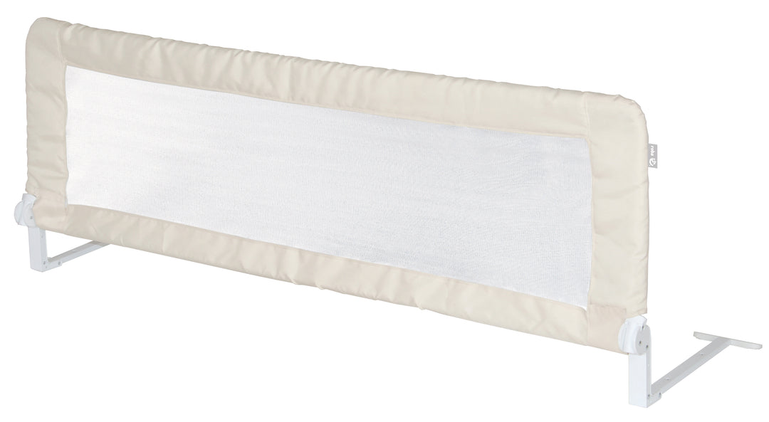 Bettschutzgitter 'Klipp-Klapp' 100 - 150 cm, klappbar, für Babys & Kinder, beige – Freisteller (1/12)