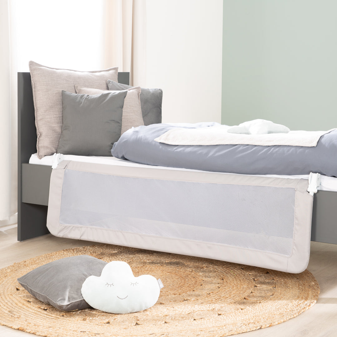 Sponda di sicurezza per letto 'Klipp-Klapp' 100 - 150 cm, Pieghevole, per neonati & bambini, talpa – Foto d'ambiente (3/7)