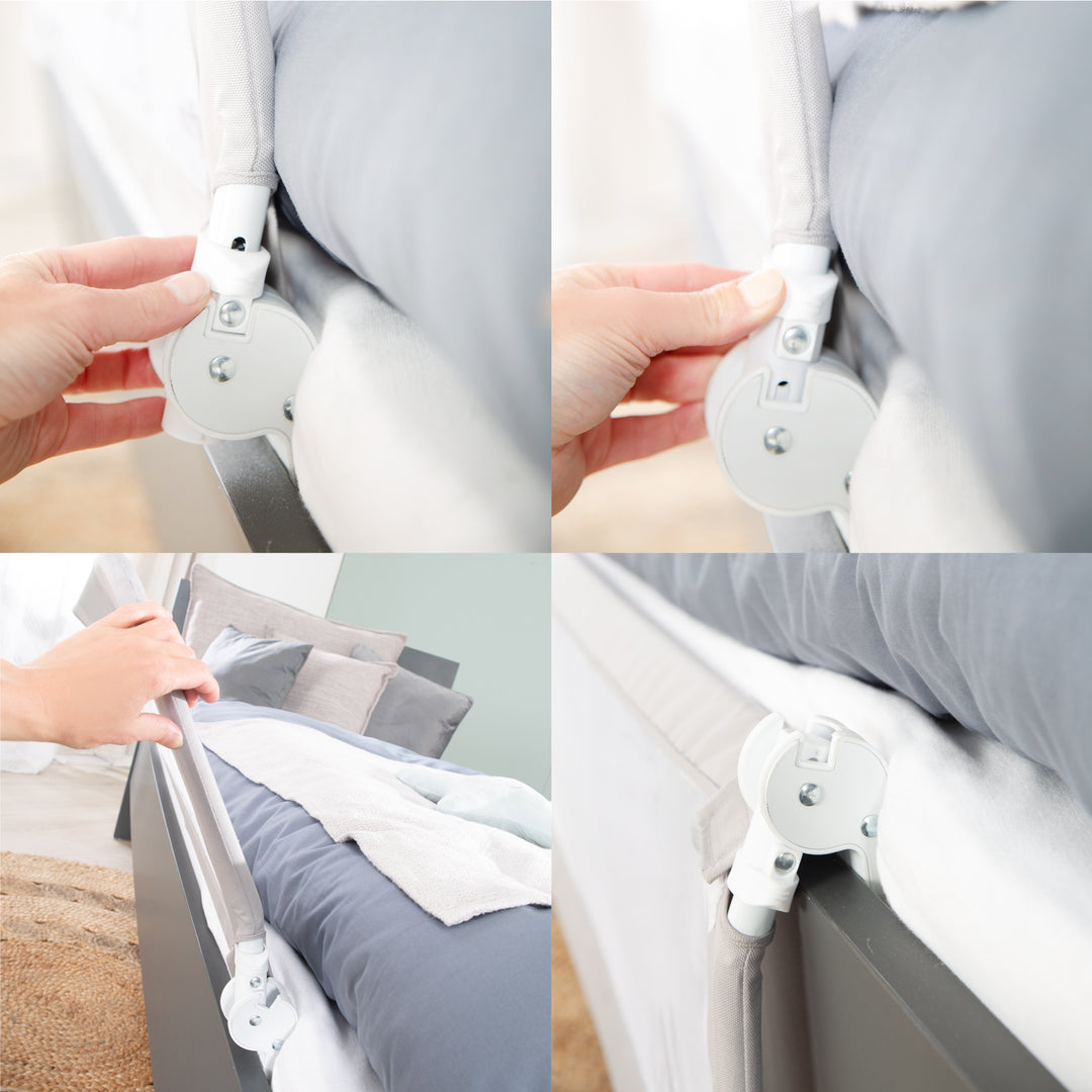 Sponda di sicurezza per letto 'Klipp-Klapp' 100 - 150 cm, Pieghevole, per neonati & bambini, talpa – Ritaglio (5/7)