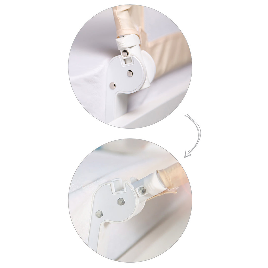 Barrière de lit 'Klipp-Klapp' 100 - 150 cm, Pliable, pour bébés & enfants, beige – Infographie (4/12)