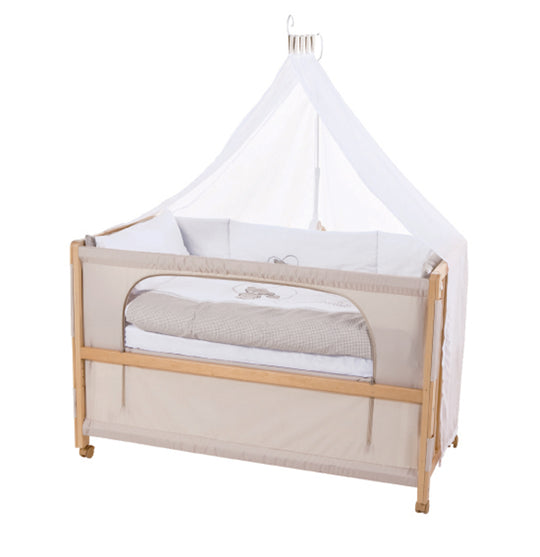 Room bed 'Liebhabär', 60 x 120 cm, lettino da co-sleeping per letto matrimoniale con completo dotazione – Ritaglio (1/6)
