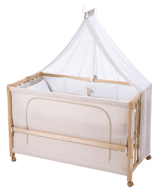 Room bed 'Liebhabär', 60 x 120 cm, lettino da co-sleeping per letto matrimoniale con completo dotazione – Ritaglio (5/6)