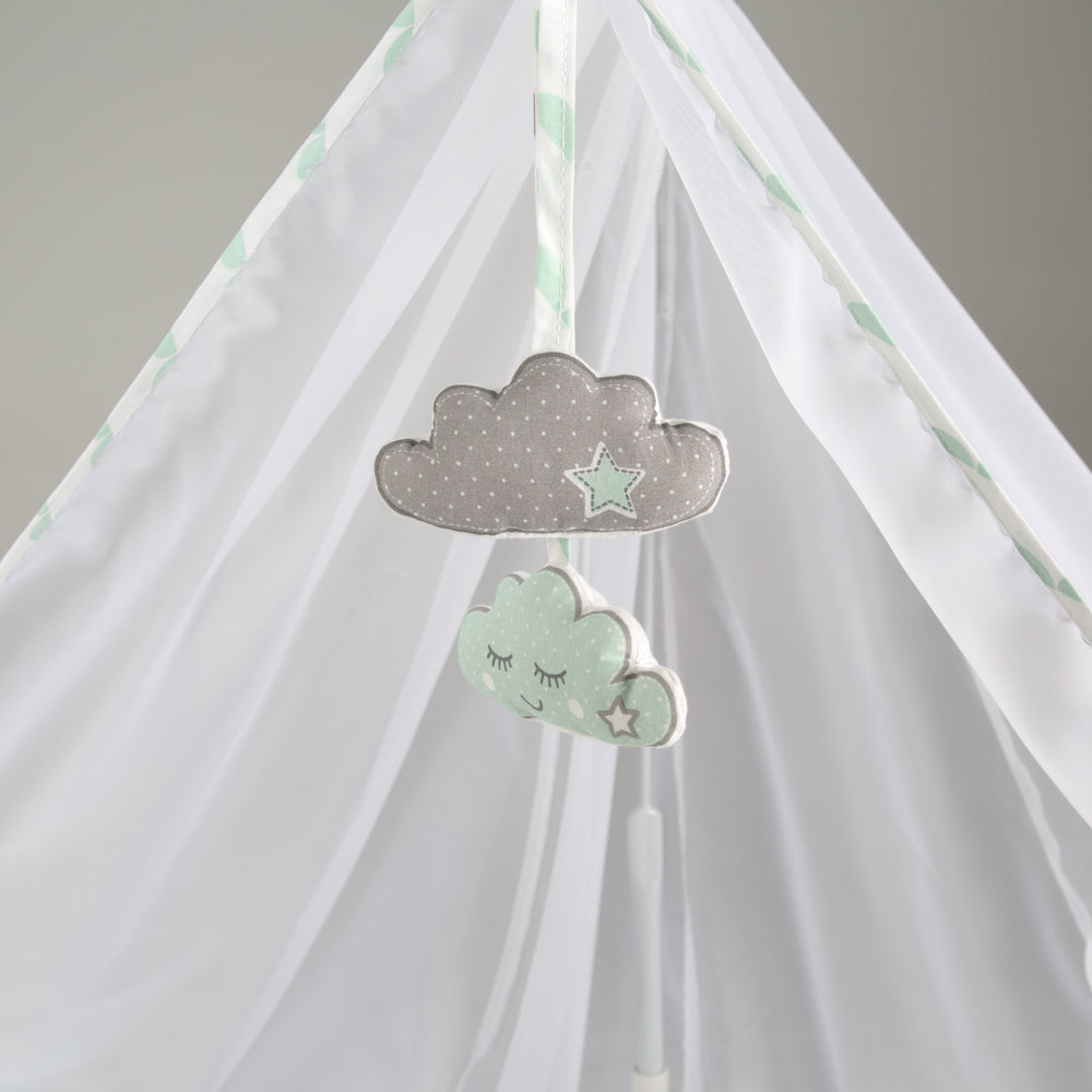 Room Bed 'Happy Cloud', 60 x 120 cm, Beistellbett zum Elternbett, komplette Ausstattung – Detailbild (2/7)