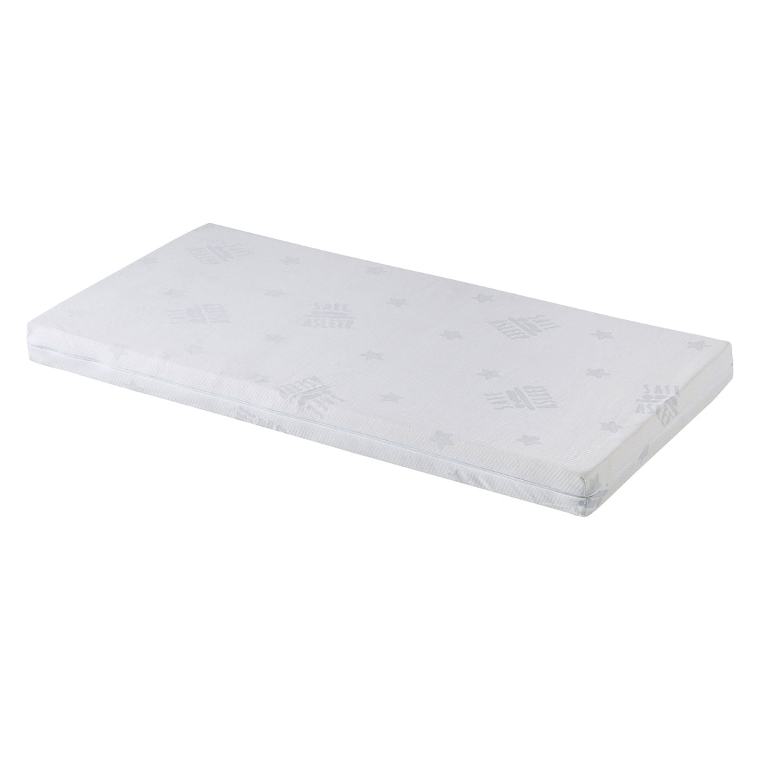 Room bed 'safe asleep®', 60 x 120 cm, 'stelle grigio', lettino da co-sleeping incl. dotazione, bianco laccato – Ritaglio (6/14)