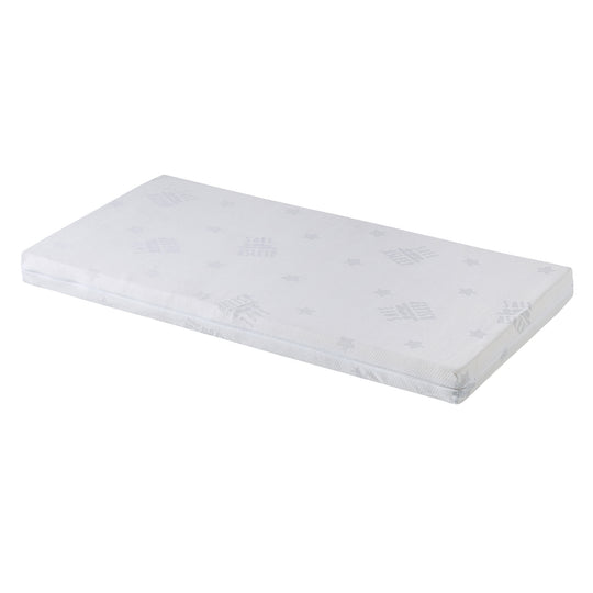 Room bed 'safe asleep®', 60 x 120 cm, 'stelle grigio', lettino da co-sleeping incl. dotazione, bianco laccato – Ritaglio (6/14)
