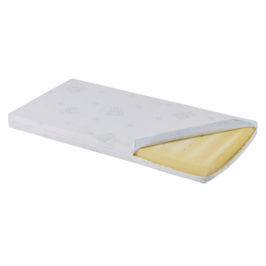 Room bed 'safe asleep®', 60 x 120 cm, 'stelle grigio', lettino da co-sleeping incl. dotazione, bianco laccato – Ritaglio (7/14)