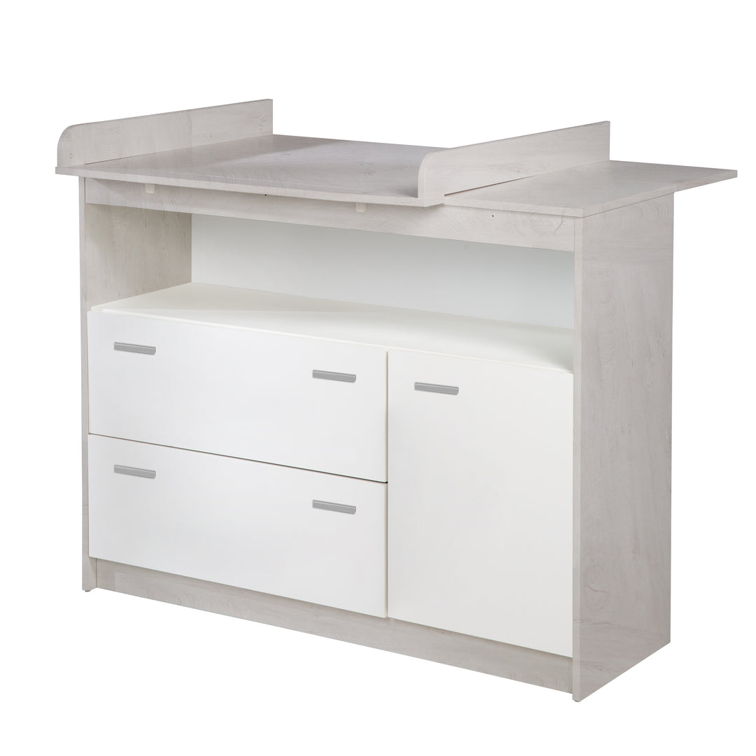 Furniture Set 'Julia' 2-Piece, incl. Convertible Cot Bed 70 x 140 cm & Changing Table Wide – Cutout (8/16)