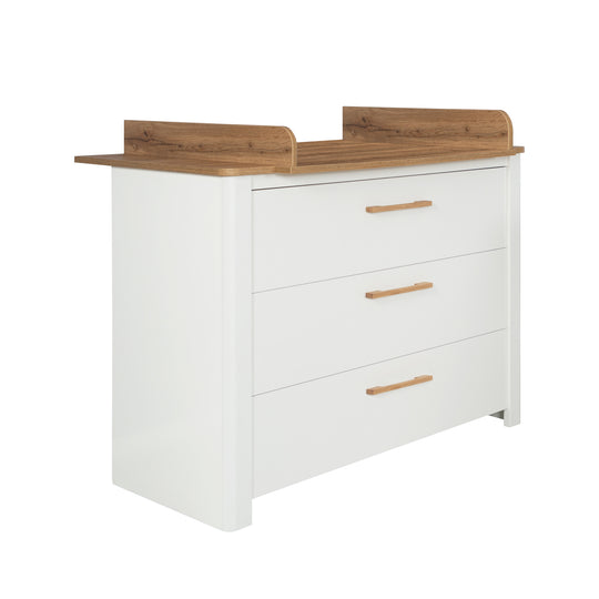 Changing Table 'Ava‘ cabinet-depth, incl. Changing top attachment in decor 'Artisan Oak‘, Changing Height 90,5 cm – Cutout (1/9)