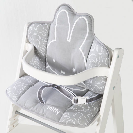 Treppenhochstuhl Sit Up FUN + Essbrett + Sitzkissen miffy® - Holz natur – Freisteller (6/14)