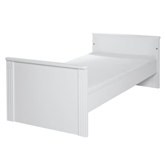 Convertible Cot Bed 'Maxi', 70 x 140 cm, 3-Way Height-Adjustable, Convertible for Junior Bed – Cutout (9/13)