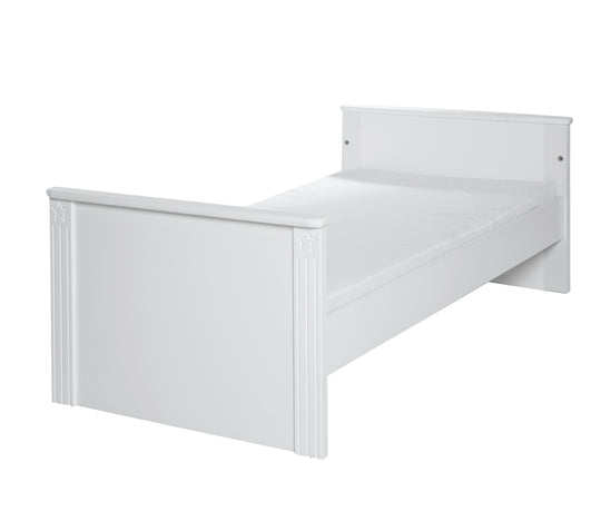 Set mobili per bambini 'Maxi' bianco incl. letto combinato, 70 x 140 cm & largo cassettiera fasciatoio – Ritaglio (5/11)
