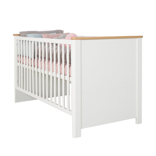 Möbelset 'Ava‘ 2-teilig, inkl. Kombi-Kinderbett 70 x 140 cm & Wickelkommode schranktief – Freisteller (5/19)