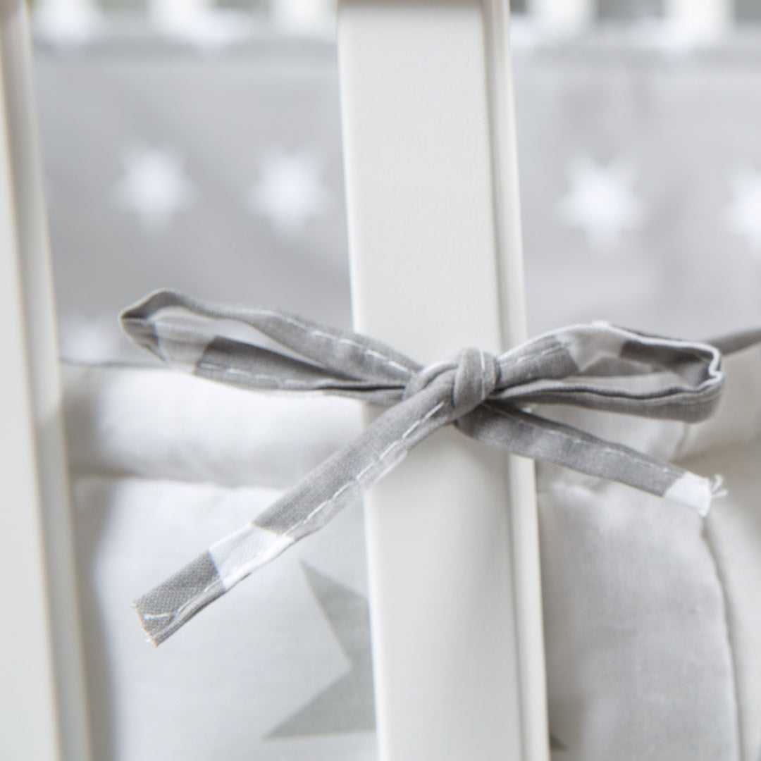 Box 'Little Stars', 100 x 100 cm, sicuro box incl. inserto protettivo & rotelle, bianco – Foto del prodotto (3/8)