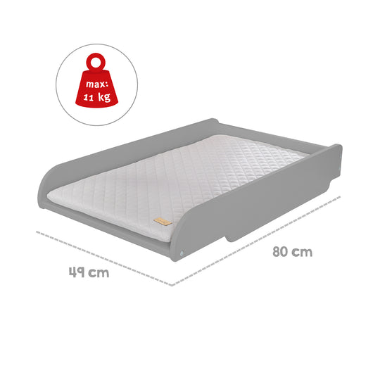Letto a casetta 60 x 120 cm, certificato FSC, talpa, 6posizioni regolabile, come lettino da co-sleeping adatto – Infografica (10/13)