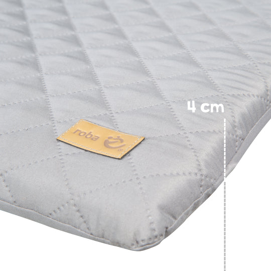 Letto a casetta 60 x 120 cm, certificato FSC, bianco, 6posizioni regolabile, come lettino da co-sleeping adatto – Infografica (14/17)