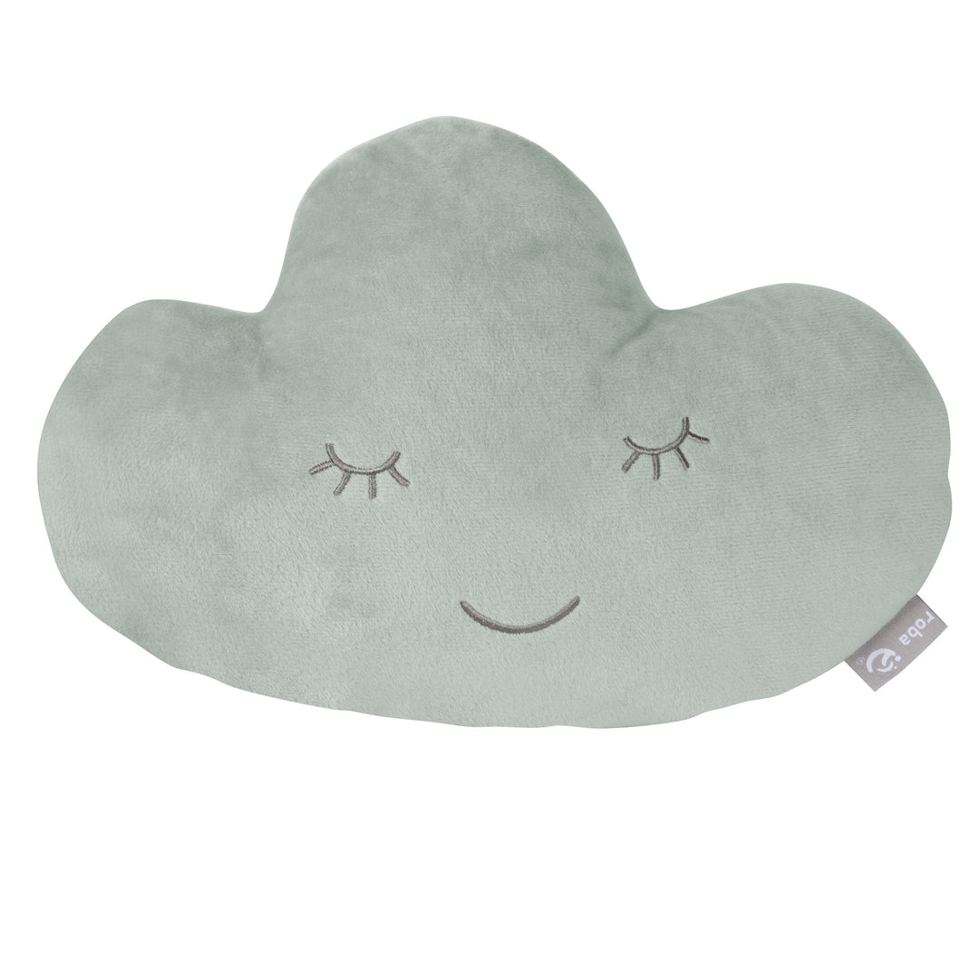 Kuschelkissen Wolke 'roba Style' frosty green, flauschiges Dekokissen für Baby- & Kinderzimmer – Freisteller (1/5)