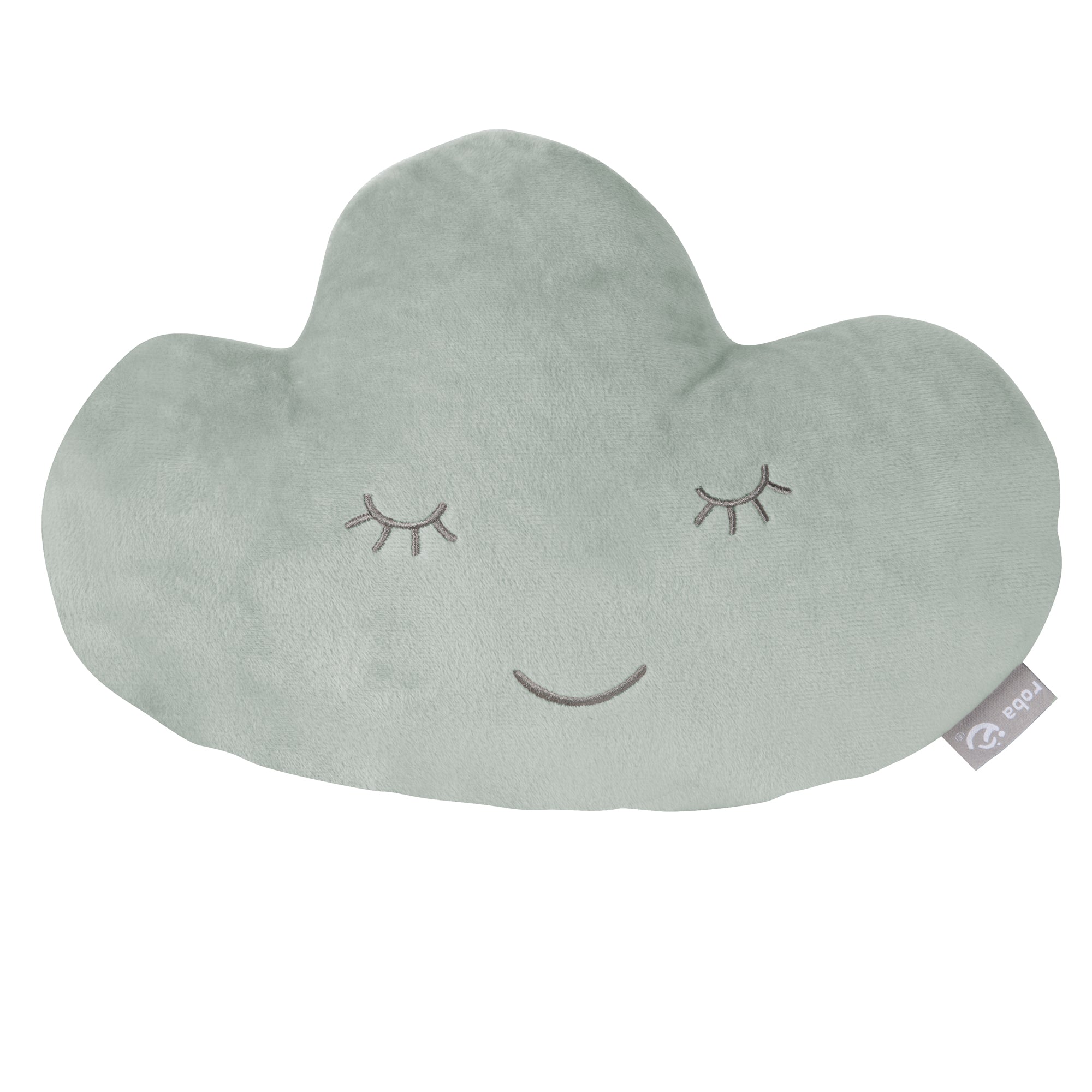 Kuschelkissen Wolke 'roba Style' frosty green, flauschiges Dekokissen für Baby- & Kinderzimmer – Freisteller (1/5)