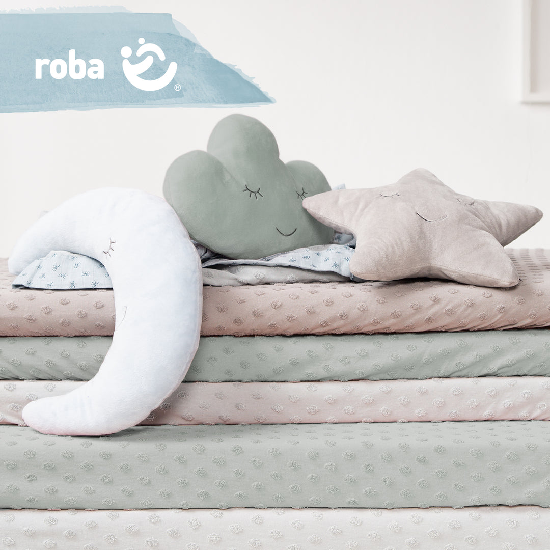 Kuschelkissen Wolke 'roba Style' frosty green, flauschiges Dekokissen für Baby- & Kinderzimmer – Infografik (5/5)