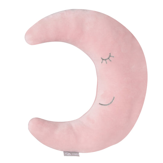 Neck Cushion in Moon Shape 'roba Style' - Soft Decorative Cushion - Pink / Mauve – Cutout (1/6)