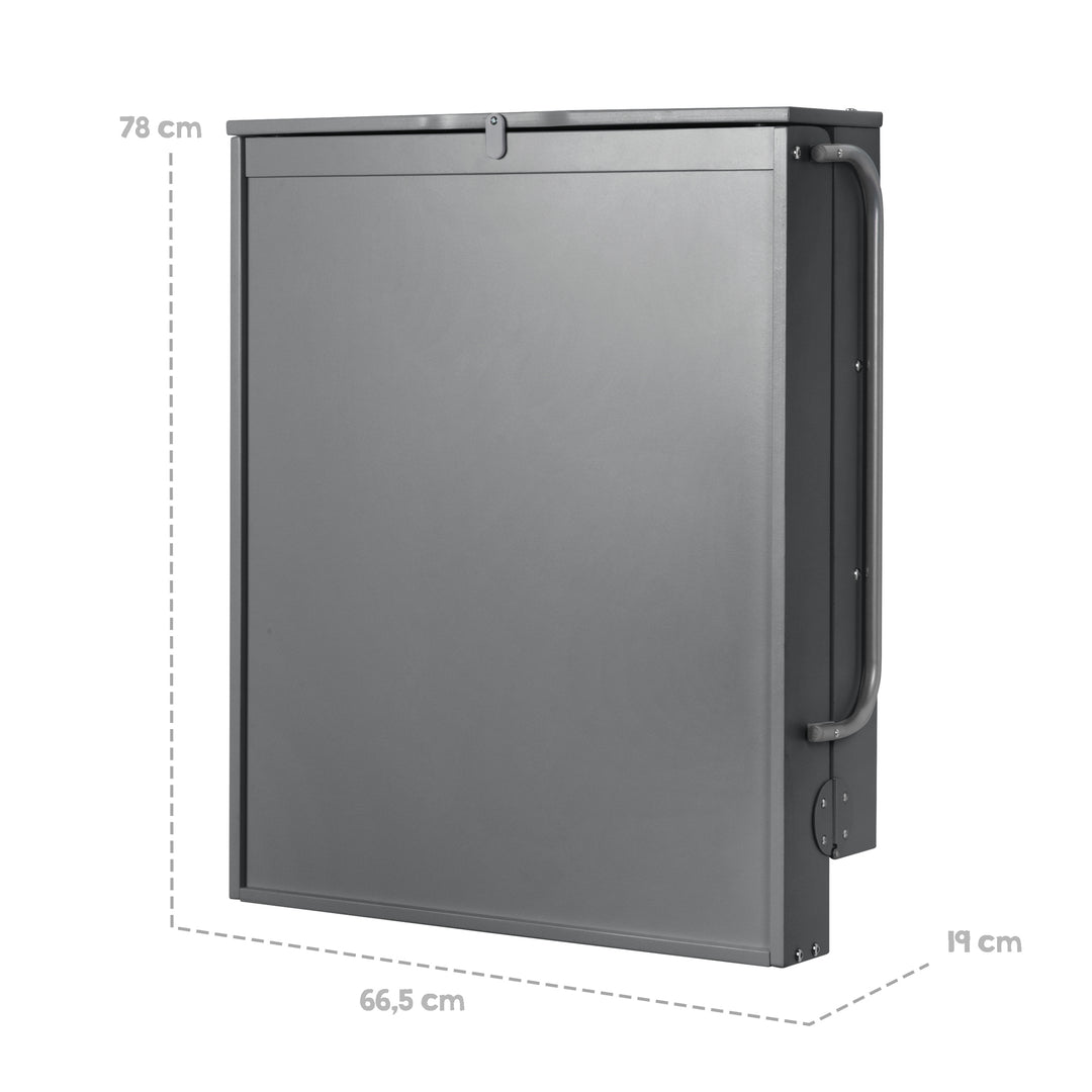 Estantería cambiador de pared antracita incl. colchoneta cambiador 'roba Style gris' – Infografía (9/10)
