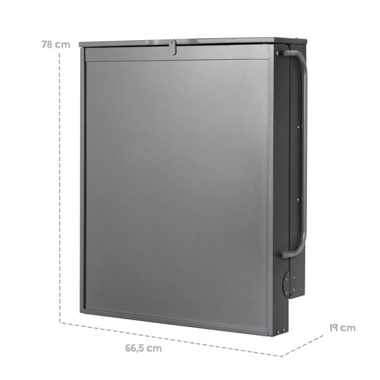 Estantería cambiador de pared antracita incl. colchoneta cambiador 'roba Style gris' – Infografía (9/10)