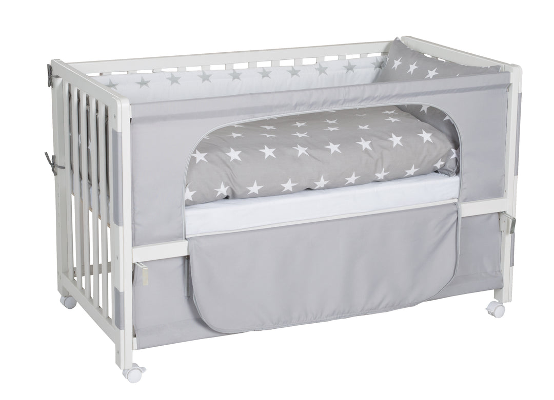 Room bed 'Little Stars', 60 x 120 cm, lettino da co-sleeping per letto matrimoniale con completo dotazione – Foto del prodotto (7/8)
