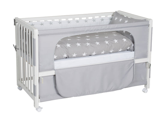 Room bed 'Little Stars', 60 x 120 cm, lettino da co-sleeping per letto matrimoniale con completo dotazione – Foto del prodotto (7/8)