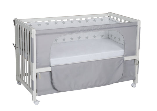 Room bed 'Little Stars', 60 x 120 cm, lettino da co-sleeping per letto matrimoniale con completo dotazione – Foto del prodotto (6/8)