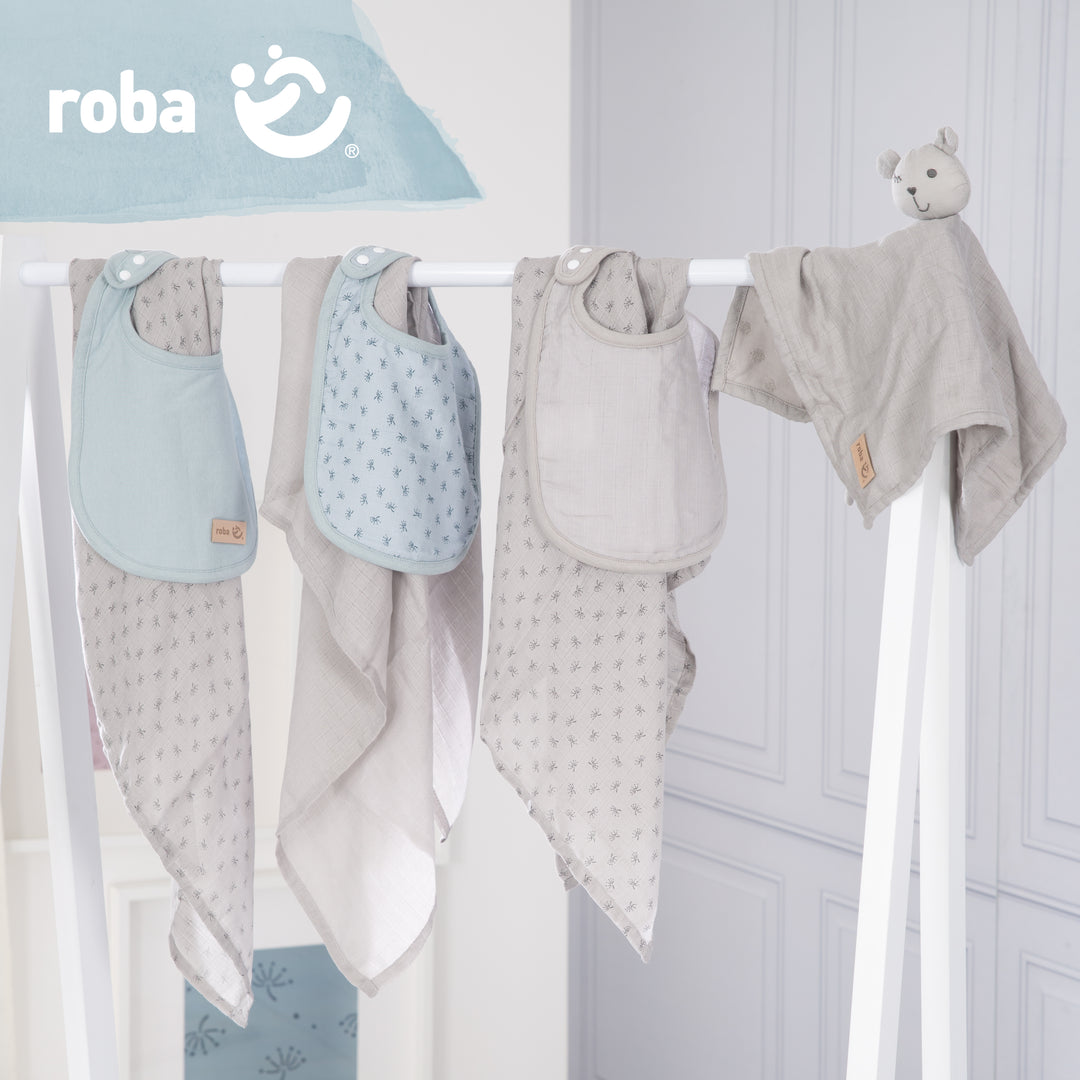 Organic Geschenkset Baby Essentials 'Lil Planet' silbergrau aus Bio-Baumwolle, GOTS zertifiziert – Produktbild (3/4)