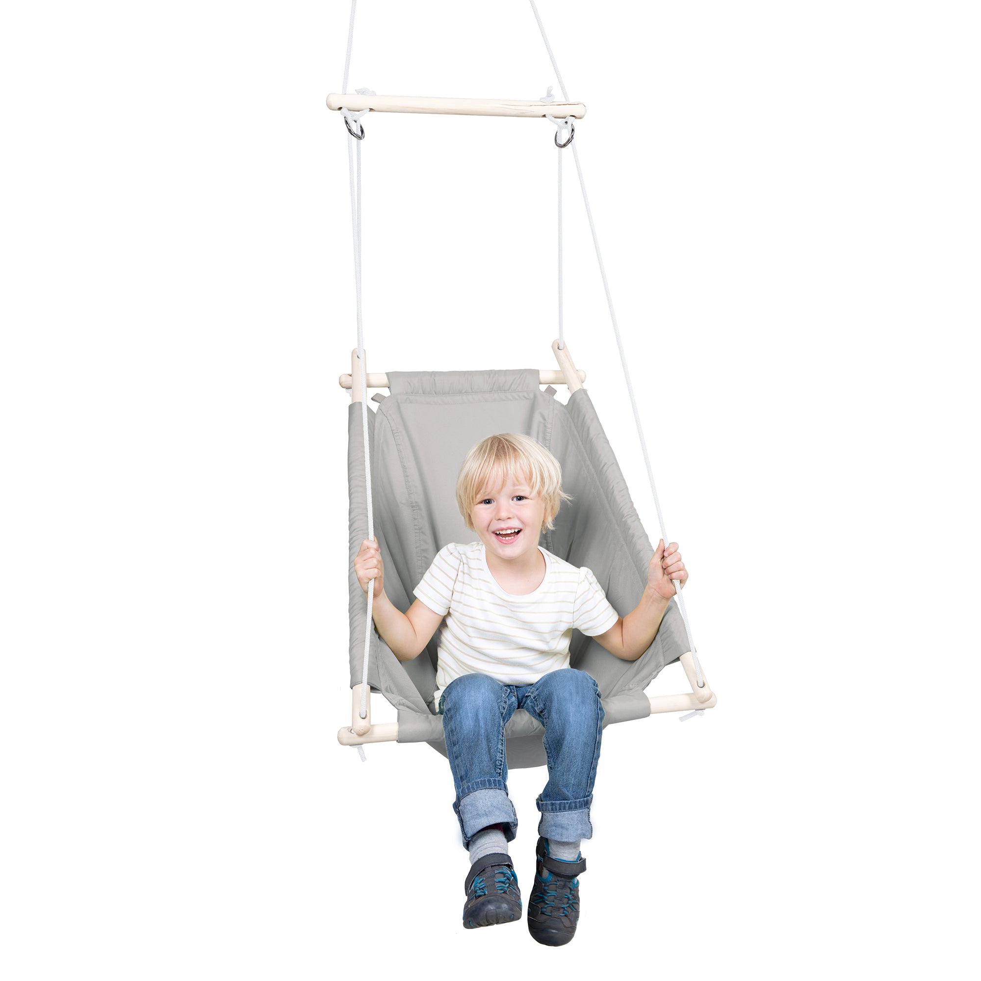 Siège suspendu 'taupe', réglable de transat à bascule à siège à bascule, à partir de naissance jusqu'à ca. 6 ans/30kg – Détourage (1/6)