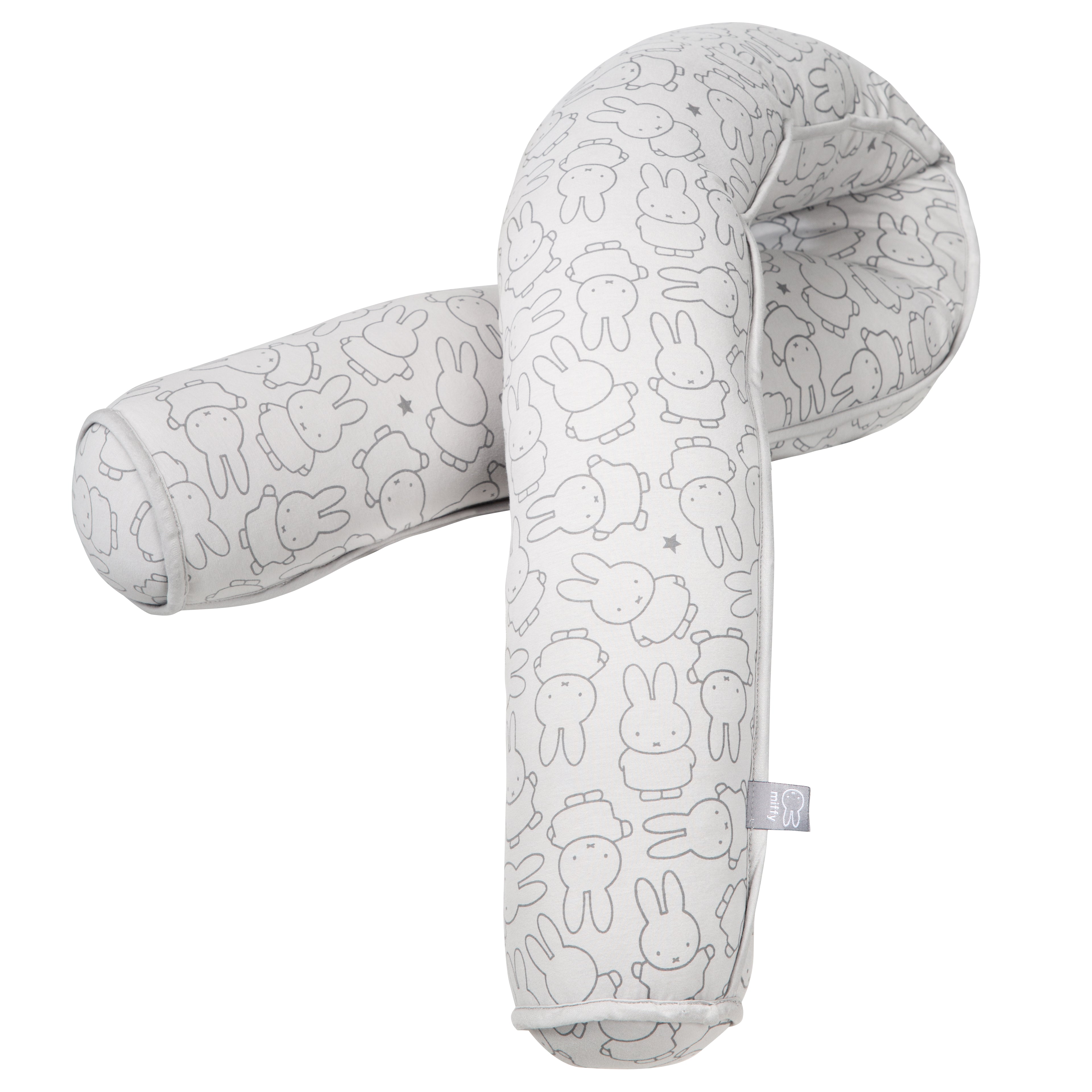 Bettschlange 'miffy®', als Stillkissen geeignet, aus 100 % Baumwolljersey, Länge 170 cm – Freisteller (1/5)