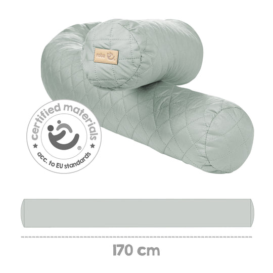 Paracolpi 'roba Style', paracolpi per lettino, frosty green, 170 cm – Infografica (3/4)