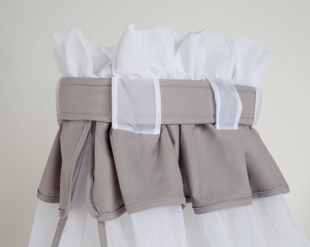 Lettino baldacchino, grigio chiaro, 16 % cotone, 84 % PES, dimensioni 160 x 250 x 0,5 cm – Foto del prodotto (2/2)