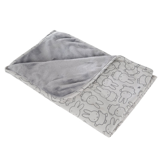 Babydecke 'miffy®', Jerseydecke aus 100 % Baumwolle für Mädchen und Jungen, 80 x 80 cm – Freisteller (1/7)