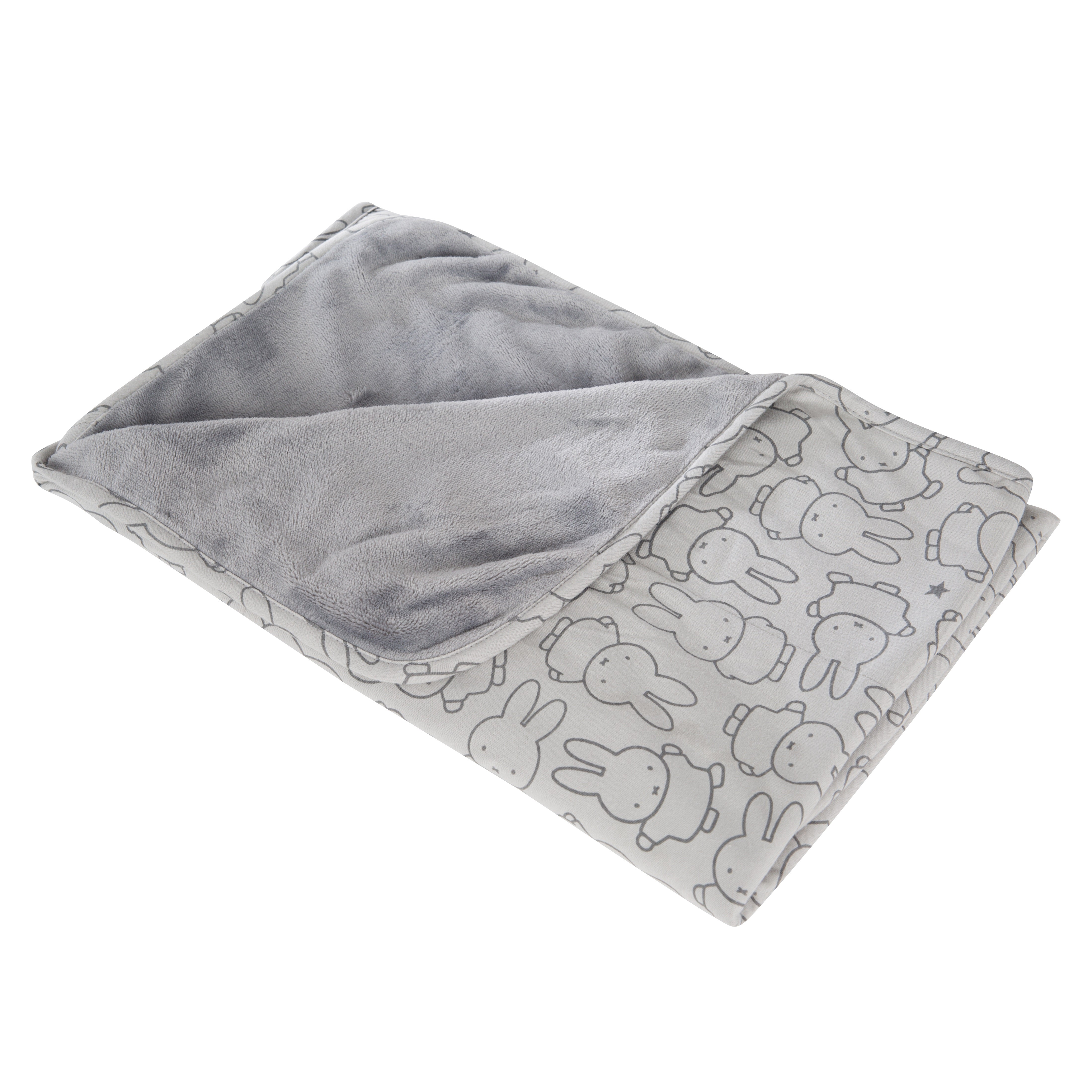 Copertina per neonati 'miffy®', copertina in jersey in 100 % cotone per bambine e bambini, 80 x 80 cm – Ritaglio (1/7)
