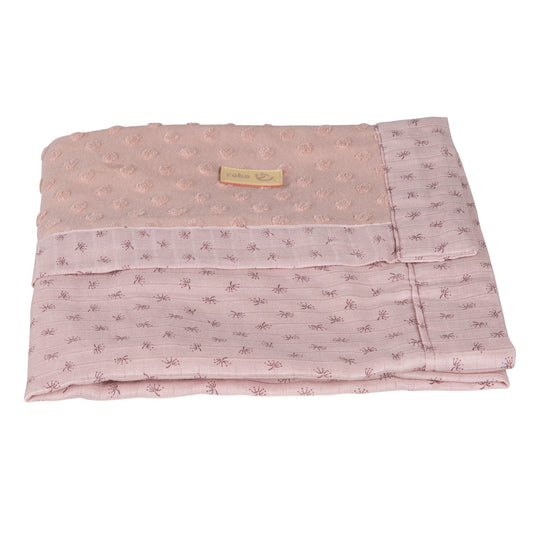 Organic coperta 'Lil Planet', terry dots, cotone biologico, GOTS certificato, 80 x 80 cm – Ritaglio (1/8)