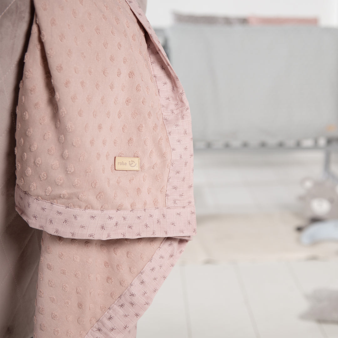 Organic coperta 'Lil Planet', terry dots, cotone biologico, GOTS certificato, 80 x 80 cm – Foto di dettaglio (6/8)