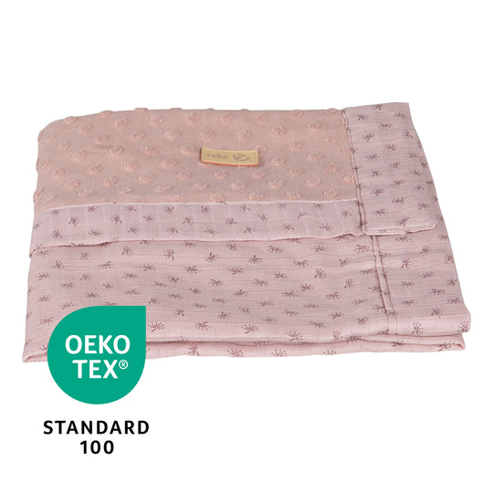 Organic coperta 'Lil Planet', terry dots, cotone biologico, GOTS certificato, 80 x 80 cm – Infografica (7/8)