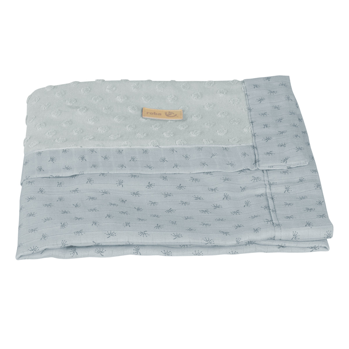 Organic coperta 'Lil Planet', terry dots, cotone biologico, GOTS certificato, 80 x 80 cm – Ritaglio (1/10)
