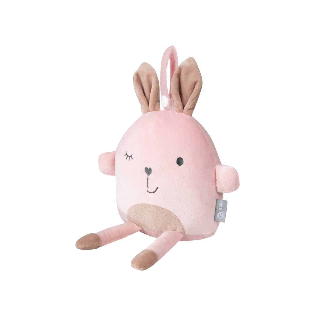 Anhänger-Toy Serie 'Lil Cuties' für Babys, Kuscheltier 'Lily' für Mädchen & Jungen, Rosa/Mauve – Freisteller (1/4)