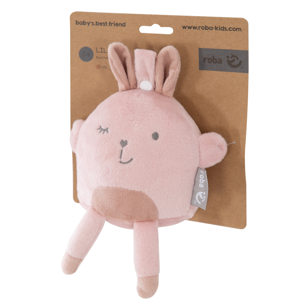 Pendant Toy Series 'Lil Cuties' for Babies, Cuddly Toy 'Lily' for Girls & Boys, Pink/Mauve – Cutout (4/4)