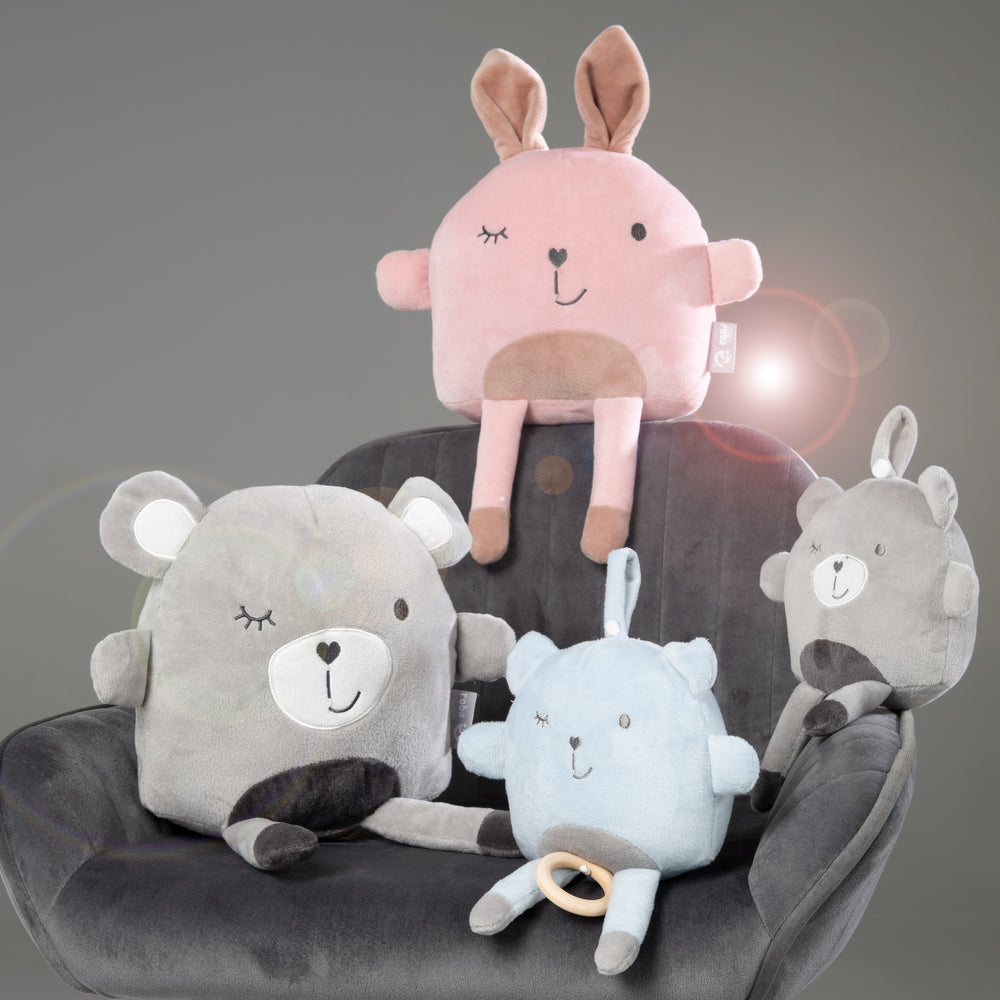 Anhänger-Toy Serie 'Lil Cuties' für Babys, Kuscheltier 'Lily' für Mädchen & Jungen, Rosa/Mauve – Freisteller (2/4)