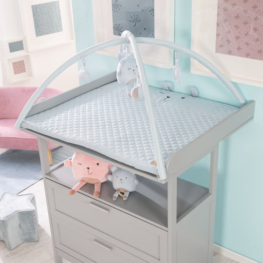 Crawling Blanket 'roba Style', 85 x 75 cm, Play Arch with 5 Elements 'Benny', Changing Pad – Product Image (2/11)
