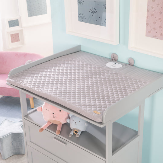 Krabbeldecke 'roba Style', 85 x 75 cm, Spielbogen mit 5 Elementen 'Sammy', Wickelauflage – Produktbild (3/10)