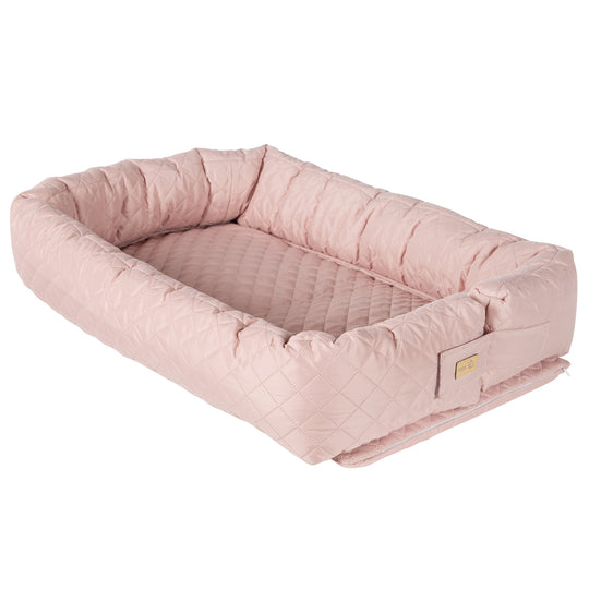 Sdraietta 3 in 1 'roba Style' rosa/malva – Lettino da viaggio, materassino fasciatoio, paracolpi – Ritaglio (1/4)
