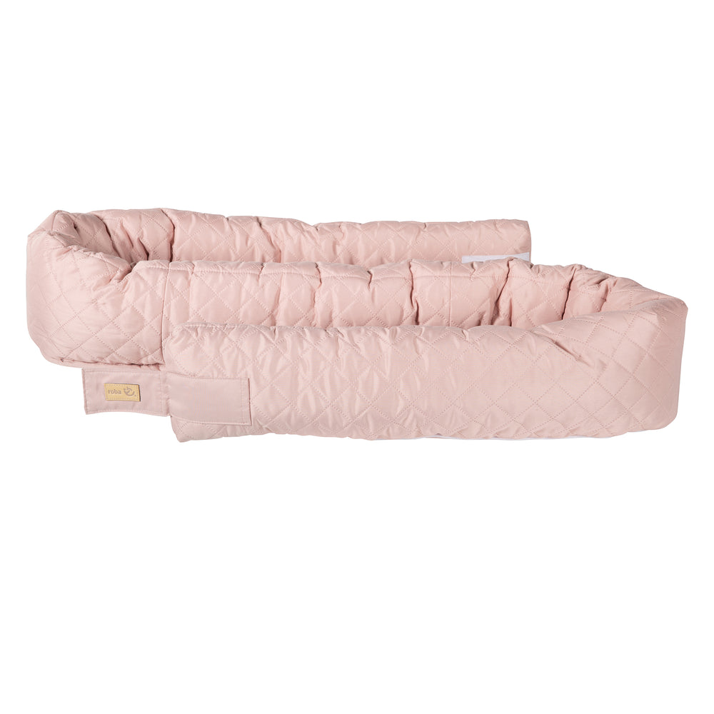 Babylounge 3 in 1 'roba Style' rose/mauve – Reisebett, Wickelauflage, Bettschlange – Freisteller (2/4)