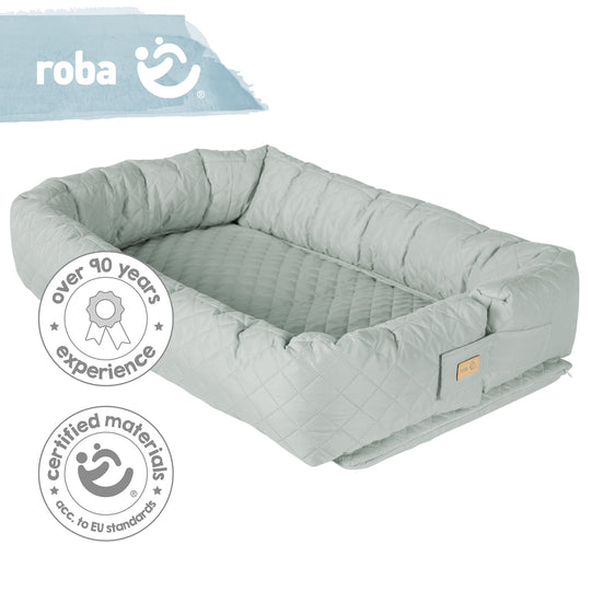 Sdraietta 3 in 1 'roba Style' frosty green - Lettino da viaggio, paracolpi o materassino fasciatoio – Infografica (7/7)
